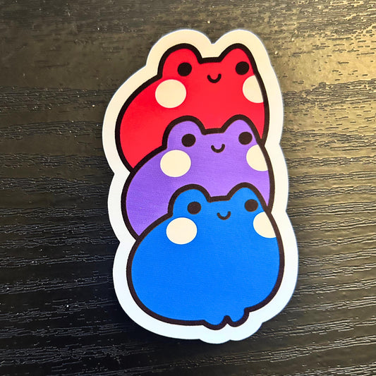 Bisexual Frogs Sticker