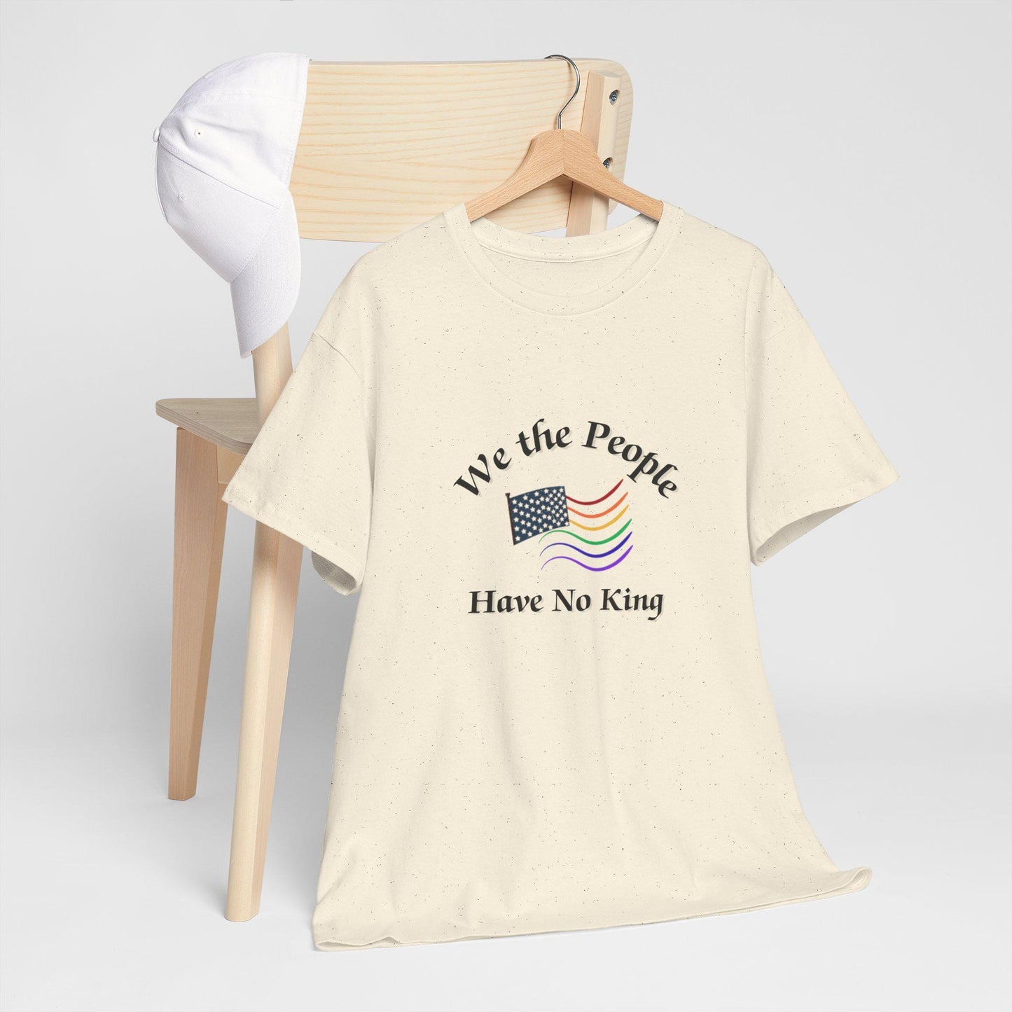 No Kings Pride - Patriotic Unisex Heavy Cotton Tee