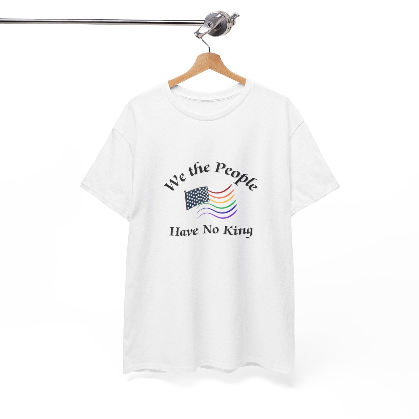 No Kings Pride - Patriotic Unisex Heavy Cotton Tee