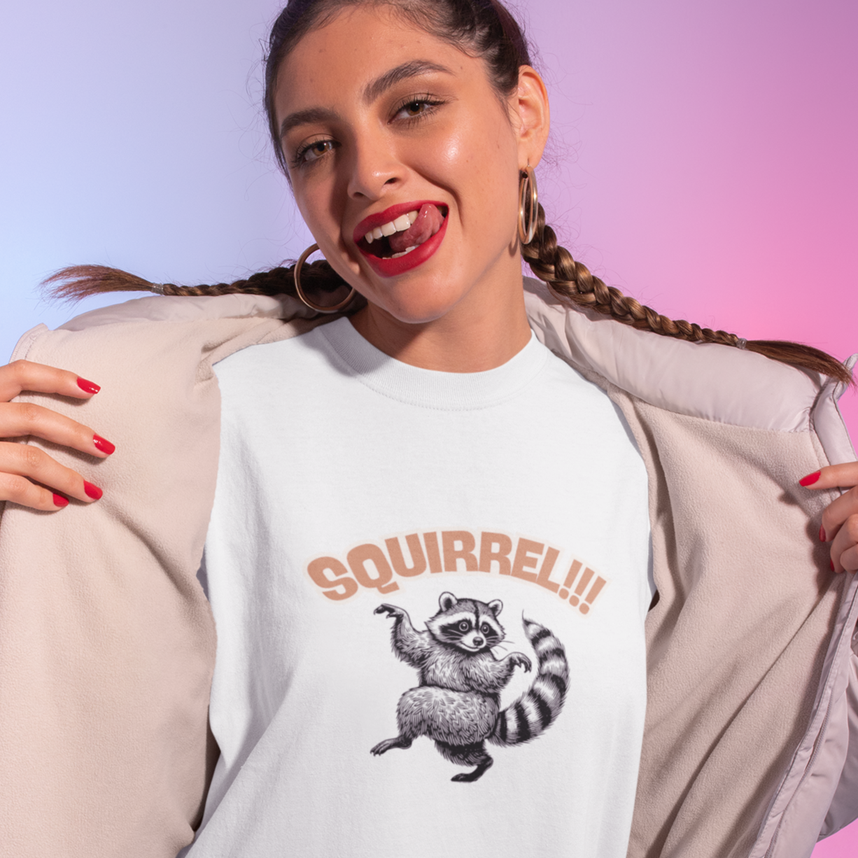 Squirrel! Racoon T-Shirt