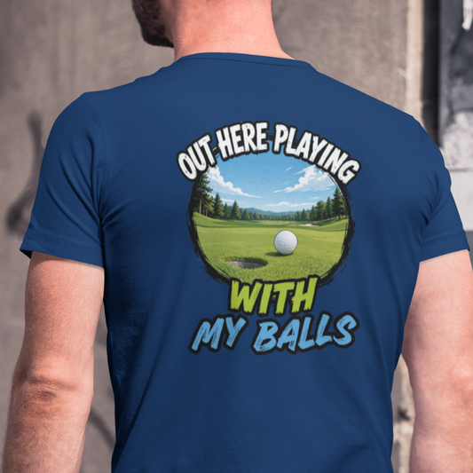 Playing with Balls Golf Shirt