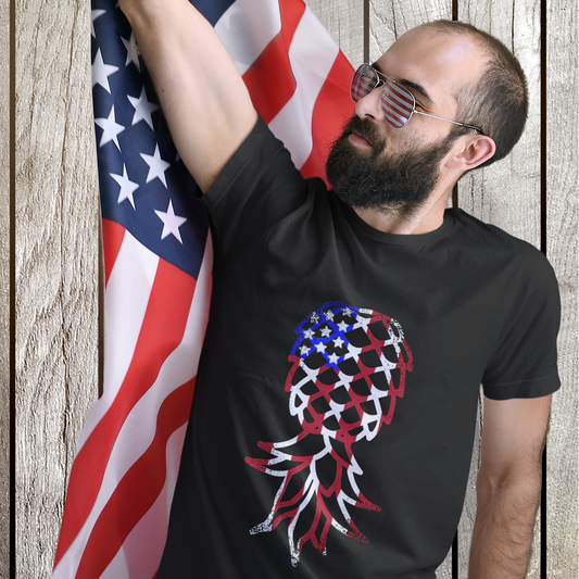Patriotic Upside-down Pineapple Shirt